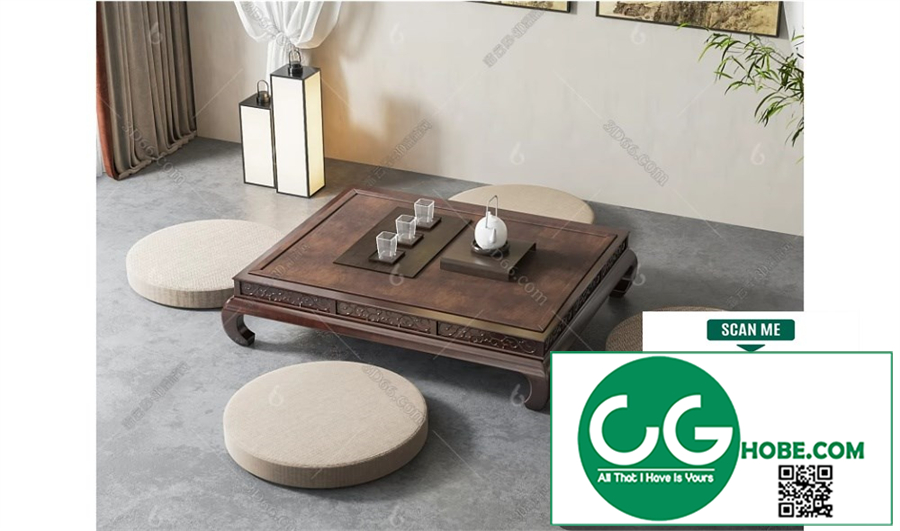 Tea Room 76 3D Model